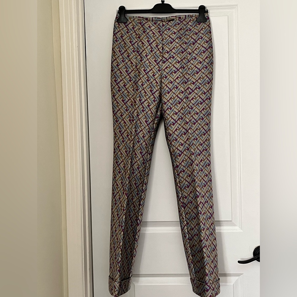 Fendi Multicolor Patterned Fabric